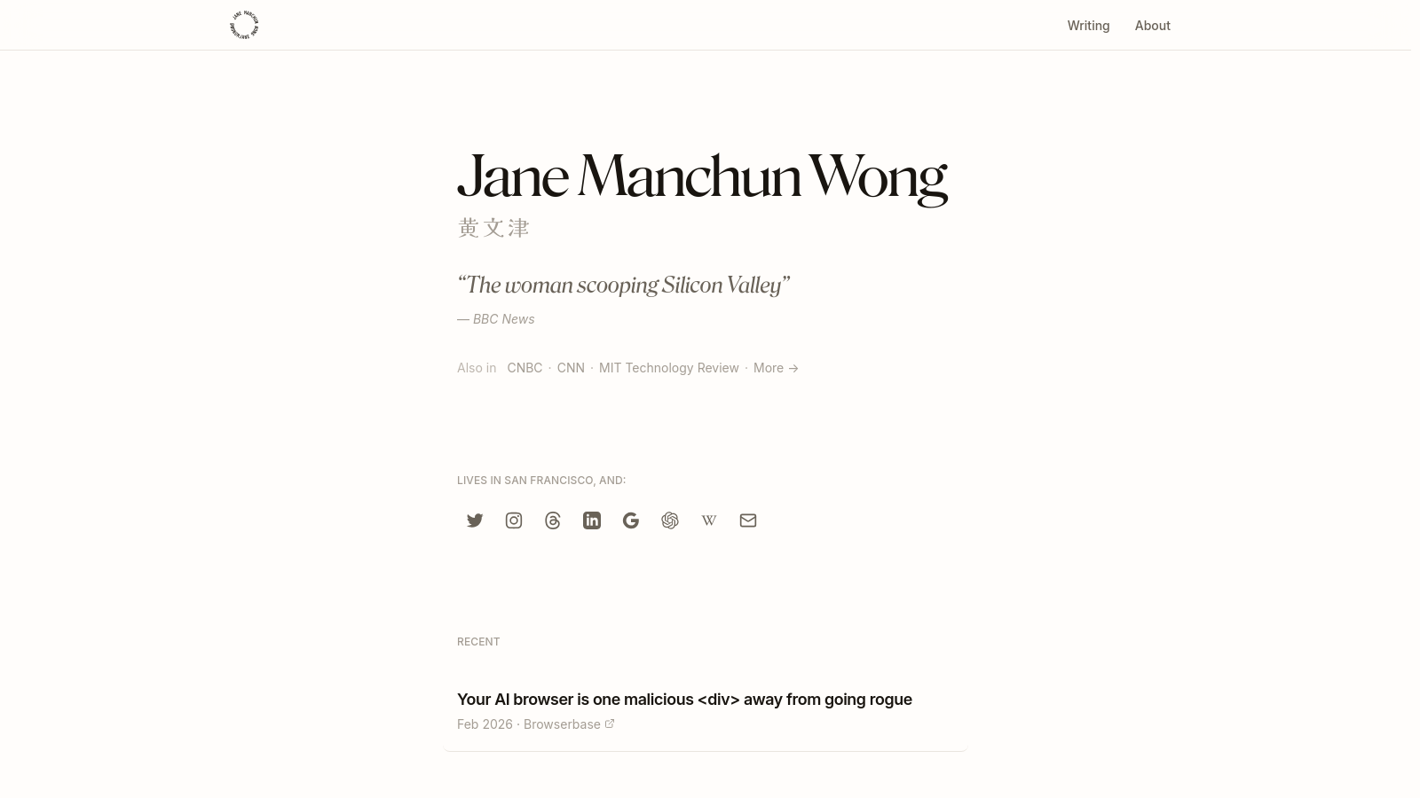 Jane Manchun Wong
